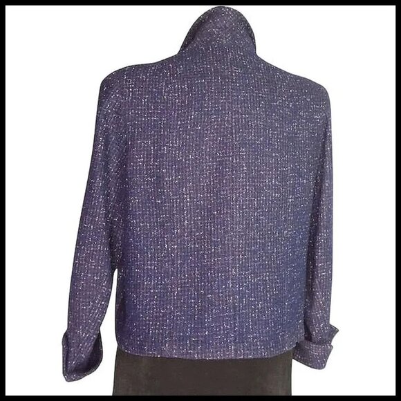 50s Atomic Fleck Boxy Blazer New Look High Fashion Suit Jacket - Picture 8 of 13